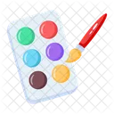 Watercolour Kit Watercolour Palette Watercolour Box Icon