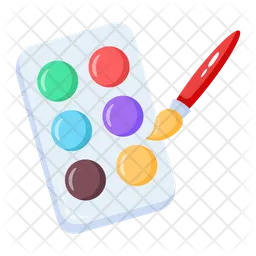 Watercolour Palette  Icon