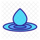 Waterdrop Water Contour Icon