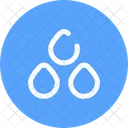 Waterdrops Raindrops Rainy Icon
