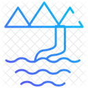 Waterfall Nature Water Icon