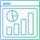 Data Visualization Waterfall Graph Waterfall Diagram Icon