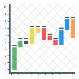 Waterfall Chart  Icon