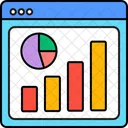 Waterfall Chart Data Visualization Waterfall Graph Icon