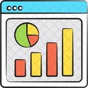 Waterfall Chart Data Visualization Waterfall Graph Icon