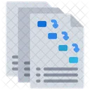 Waterfall Document  Icon