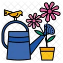 Watering Can Water Gardening Icon