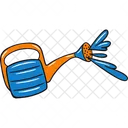 Watering Can Farm Nature Icon