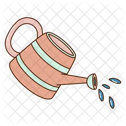 Watering Can Sticker  Icon