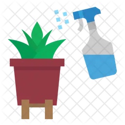 Watering In Plant  Icon