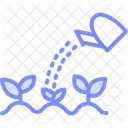 Watering Organic Garden Watering Organic Icon