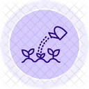 Watering Organic Garden Watering Organic Icon