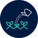Watering Organic Garden Watering Organic Icon