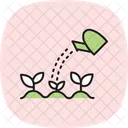 Watering Organic Garden Watering Organic Icon