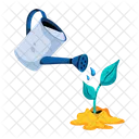 Watering Plant Growing Plant Watering Can Icon