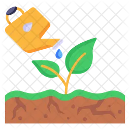 Watering Plants  Icon