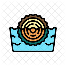 Watering Wood Trunk  Icon
