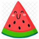 Waterlemon Slice Watermelon Fruit Icon