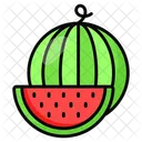 Watermelon Food Fruit Icon