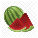 Watermelon Food Healthy Icon