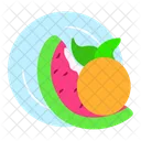 Watermelon Orange Juice Icon