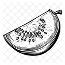 Watermelon Fruit Food Icon