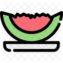 Watermelon Fruit Waste Icon