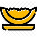 Watermelon Fruit Waste Icon