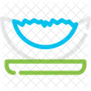 Watermelon Fruit Waste Icon
