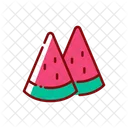 Watermelon Fruit Fresh Icon