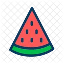 Watermelon Slice Food Icon