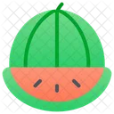Watermelon Fruit Vegetarian Icon