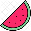 Summer Water Melon Fruit Icon