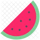 Summer Water Melon Fruit Icon