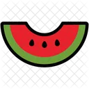 Watermelon Half Fruit Icon