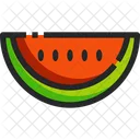 Watermelon Melon Summer Icon