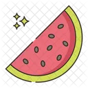 Watermelon Fruit Fresh Icon