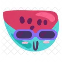 Watermelon Fruit Fruit Emoji Icon