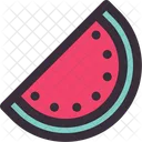 Watermelon Fruit Vegan Icon