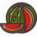 Water Melon Fruit Food Icon