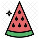 Watermelon Fruit Fresh Icon