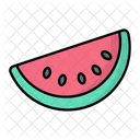 Watermelon Fresh Fruit Icon