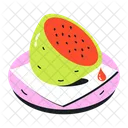 Citrullus Lanatus Watermelon Fruit Icon