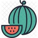 Watermelon Vegan Vegetarian Icon