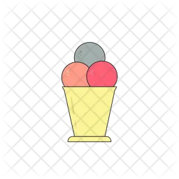 Watermelon basic icecream  Icon