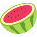 Watermelon Half Cut Watermelon Vegetable Icon