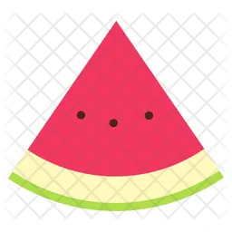 Watermelon Half Sliced Cut  Icon