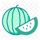 Watermelon Fruit Vegan Icon