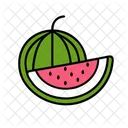 Watermelon Summer Vacation Icon