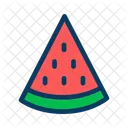 Watermelon Slice Food Icon